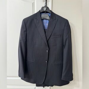 SEAN JOHN two-piece STRIPE SUIT NAVY